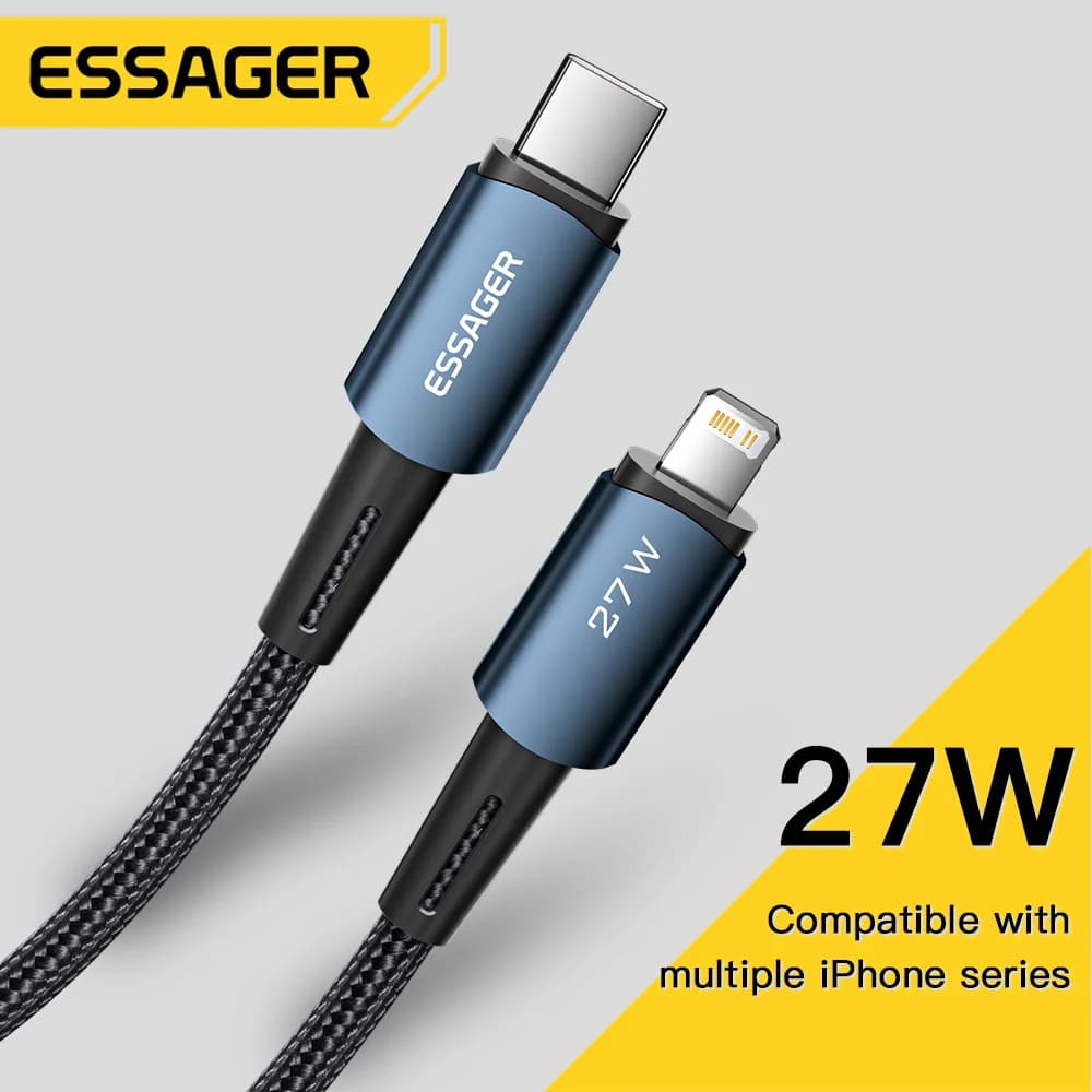 20W USB-C uz Lightning ātrās uzlādes kabelis