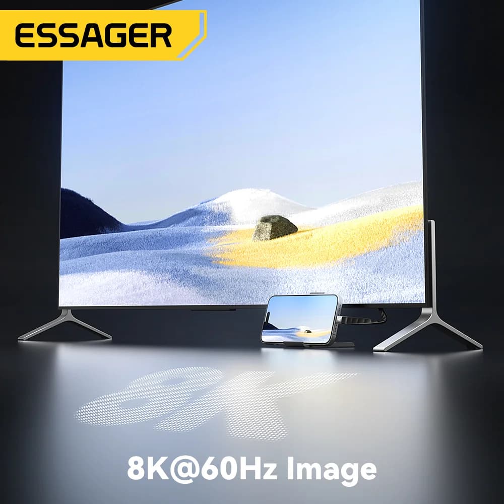USB 4.0 Type-C kabelis ar 40Gbps datu pārraidi un 8K video