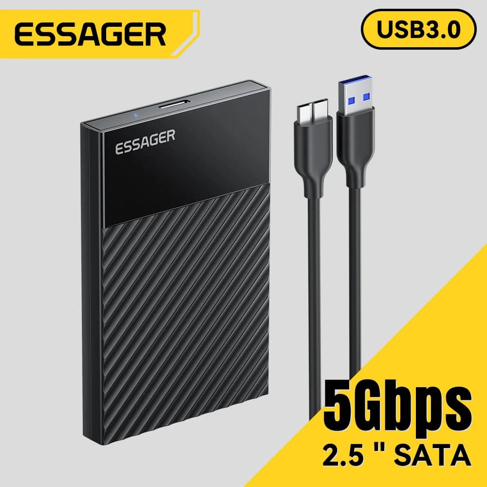 2.5 collu USB 3.0 SATA SSD/HDD korpuss