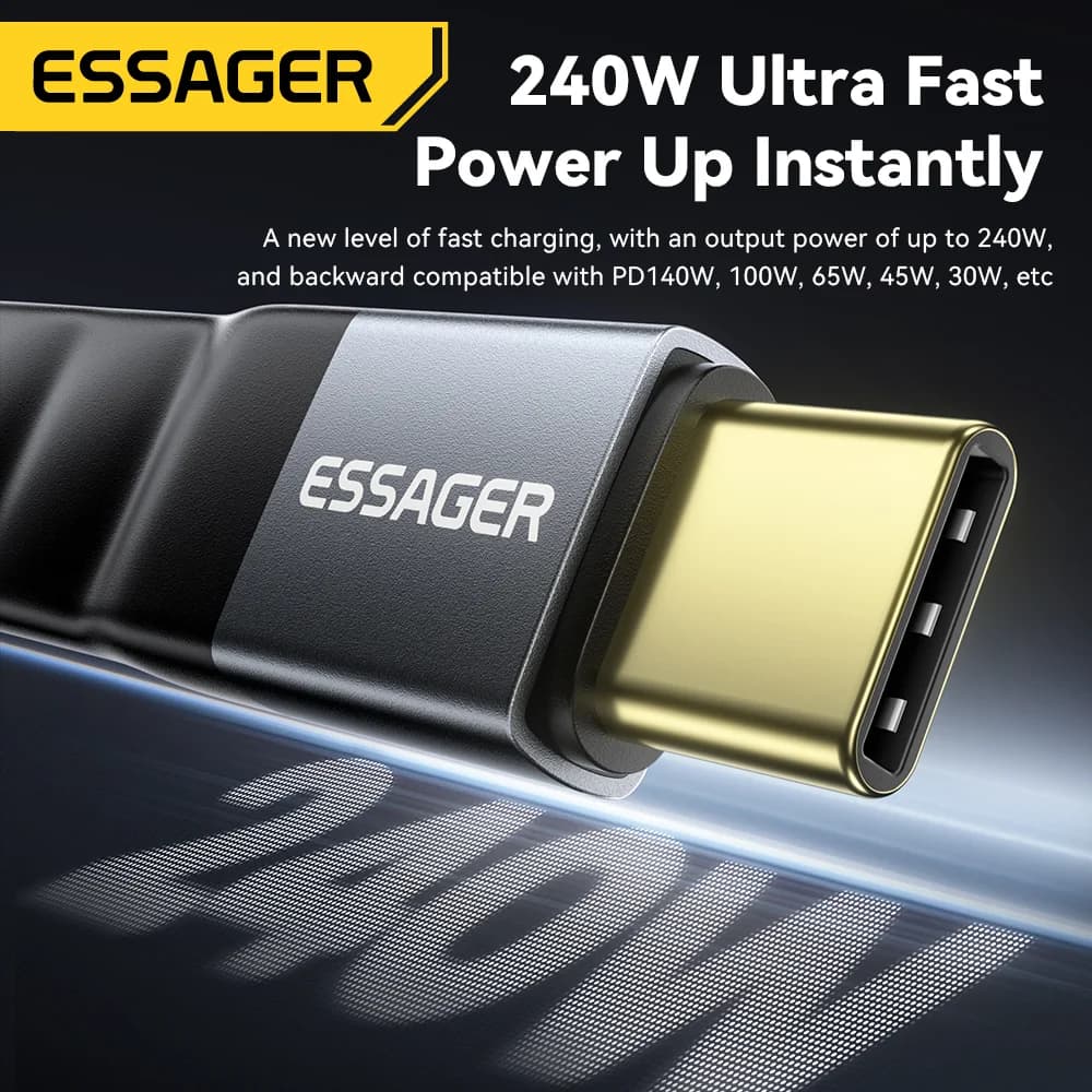USB 4.0 Type-C kabelis ar 40Gbps datu pārraidi un 8K video