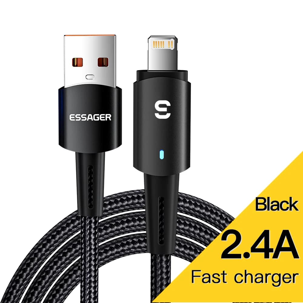 27W USB-C uz Lightning ātrās uzlādes kabelis