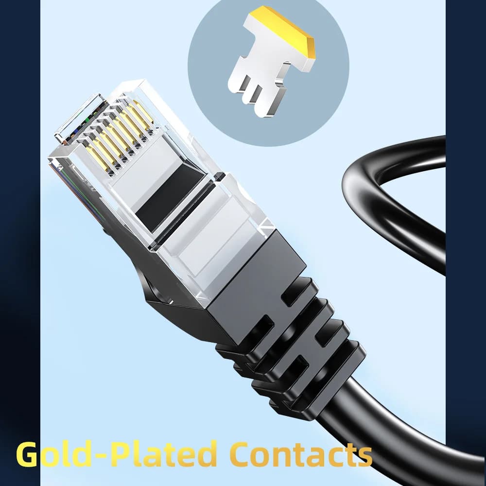 10m Cat6 Ethernet LAN tīkla savienojuma kabelis